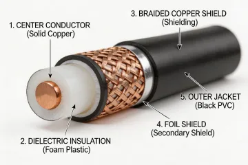 Coaxial cables